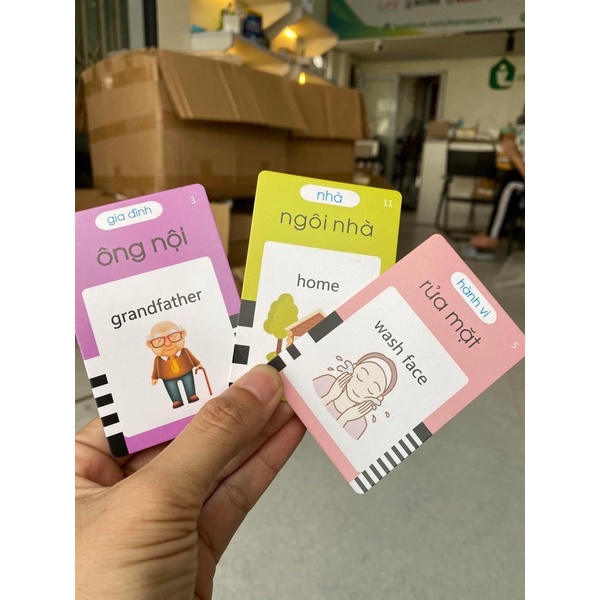 Máy đọc thẻ thông minh flashcard song ngữ Anh-Việt loại 1 225 thẻ, 510 từ vựng + 3 bài hát tiếng anh cho bé kèm dây sạc