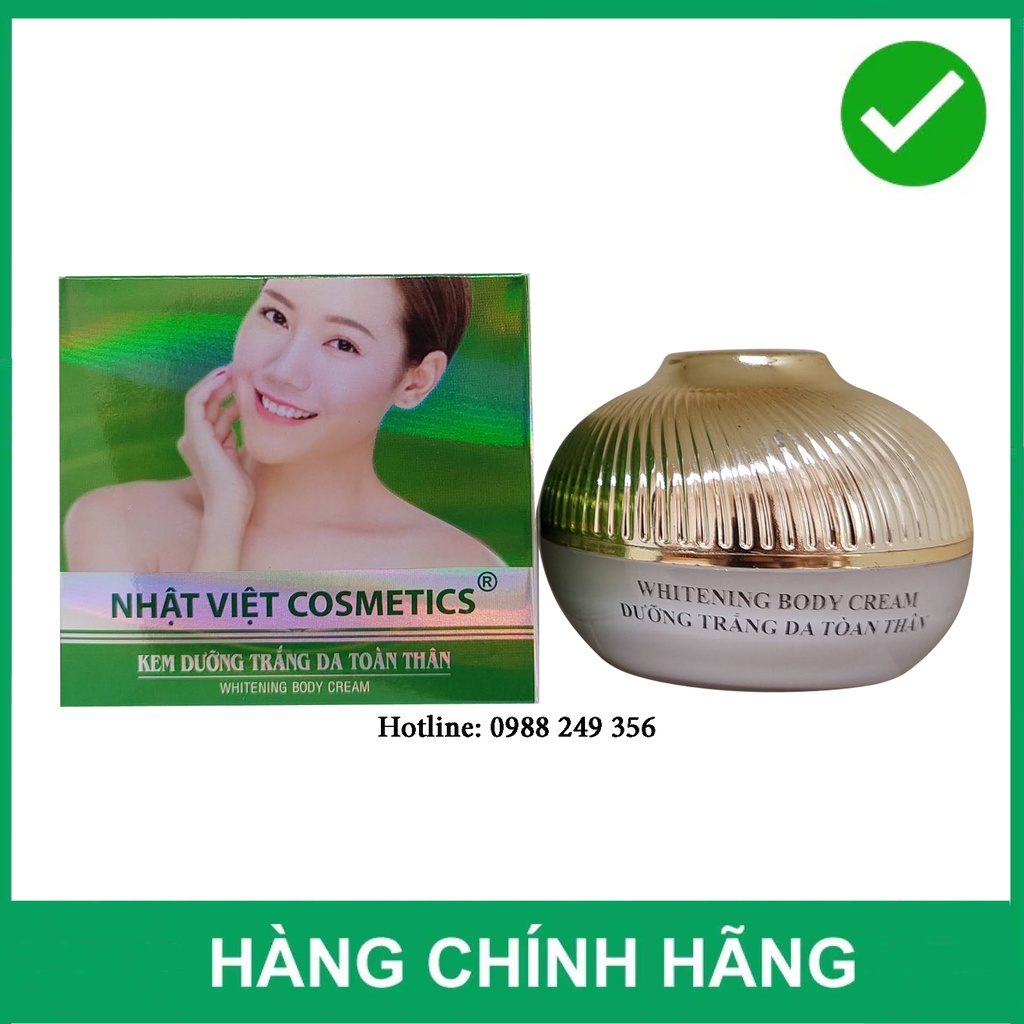 KEM DƯỠNG TRẮNG DA TOÀN THÂN TRÀ XANH TINH CHẤT SERUM NHẬT VIỆT COSMETICS 150G - (KEM SỮA)