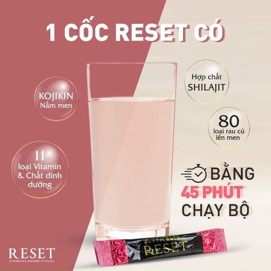 Men vi sinh RESET giảm cân thải độc Fujicosmetics thanh lọc cơ thể