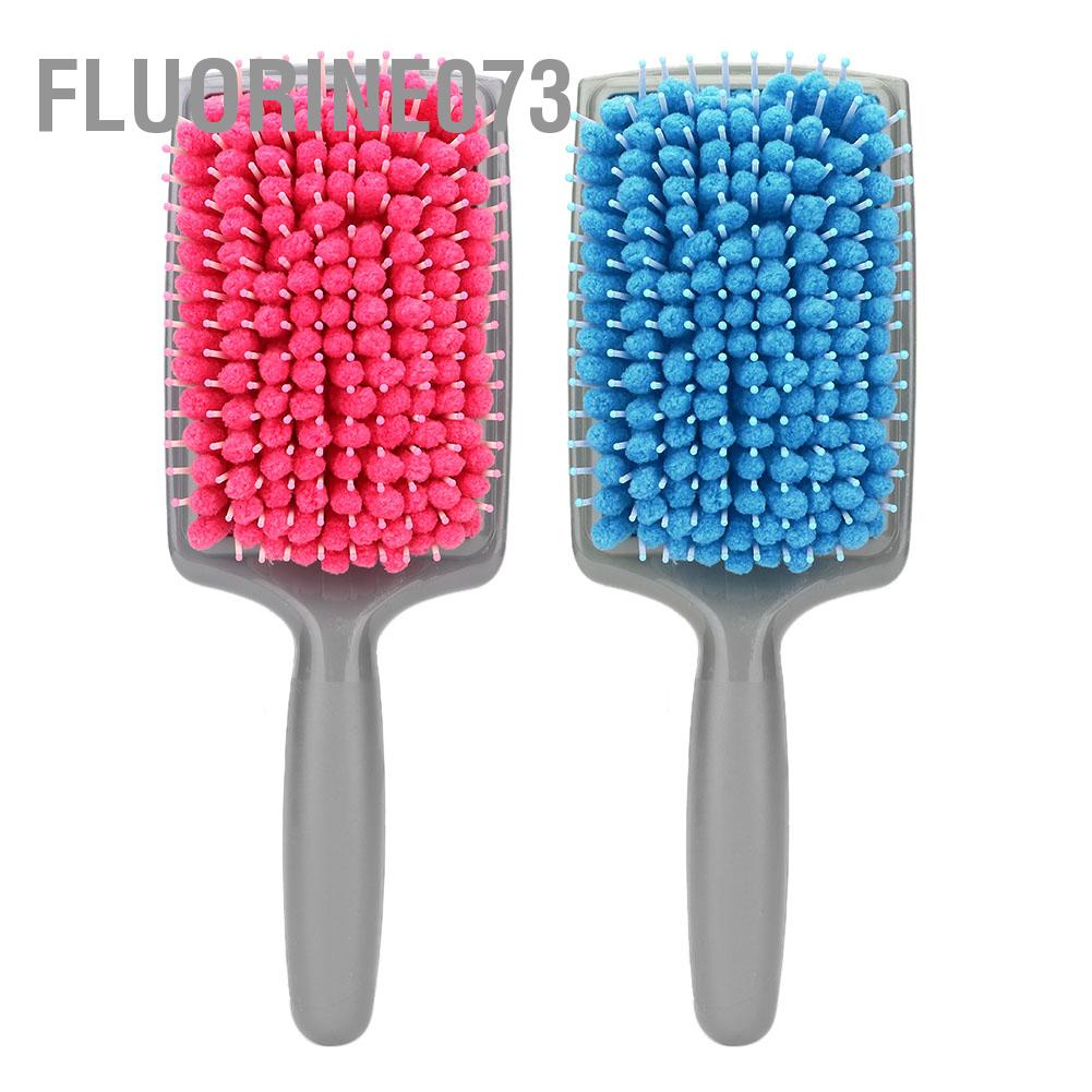 Fluorine073 Chống tĩnh điện Hấp thụ nước Đệm không khí Sấy khô Tóc Khăn chải nhanh Bàn massage