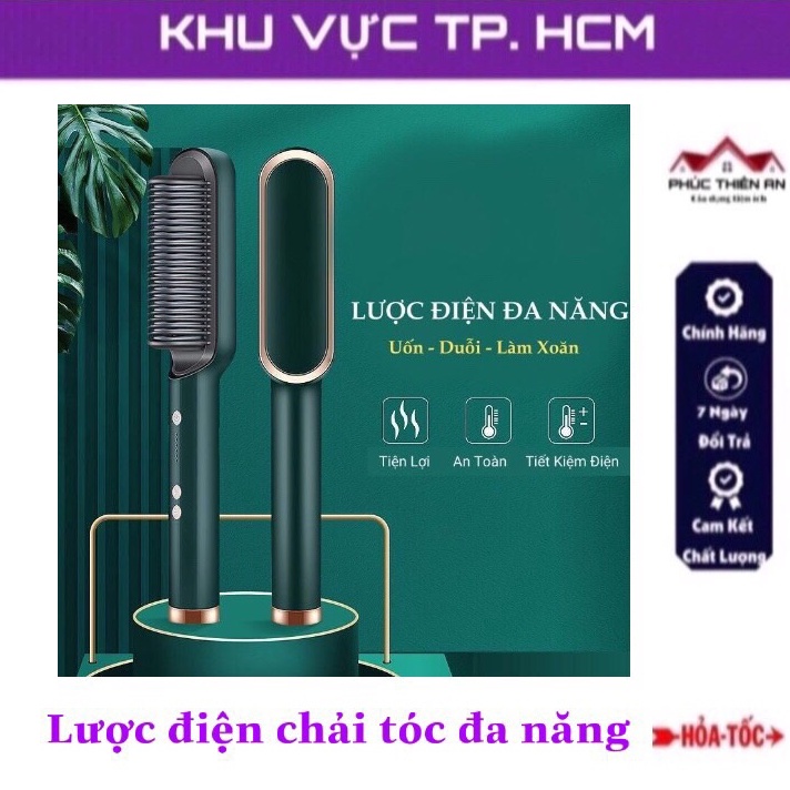 Lược điện chải tóc đa năng - 6 mức nhiệt thông minh