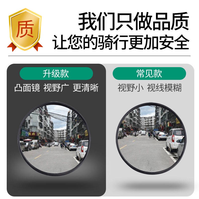 Gương Chiếu Hậu Hình Tròn Cỡ Nhỏ Chuyên Dùng Cho Xe Đạp Leo Núi