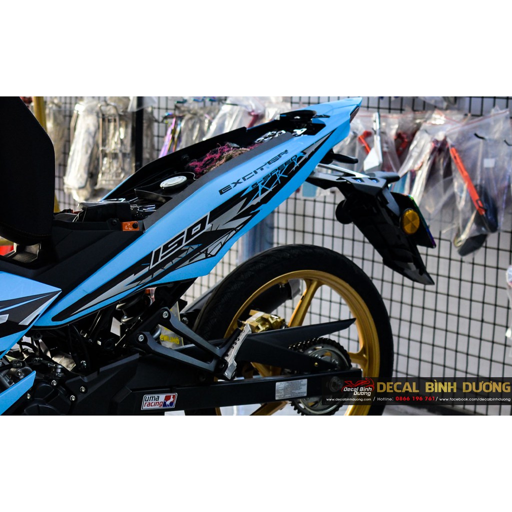 Tem trùm Exciter 150 Xanh Nhám 🍀 FREESHIP 🍀 Độc Lạ