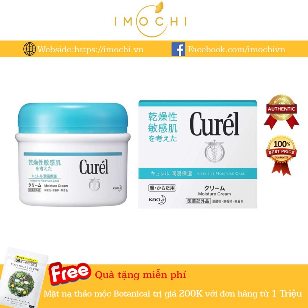 Kem Dưỡng Ẩm Curel Intensive Moisture Cream Nhật Bản 90g