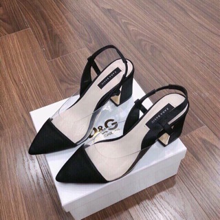 Giầy cao gót đế vuông
