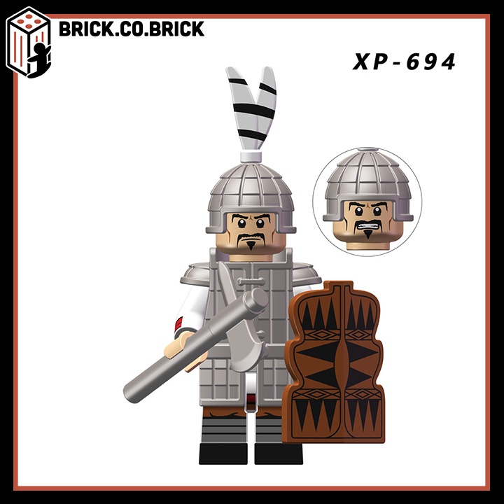 Lính Trung Cổ Nhà Hán Chu Đồ Chơi Lắp Ráp Han Chu Dynasty Warrior Soldier Minifigure KT1093