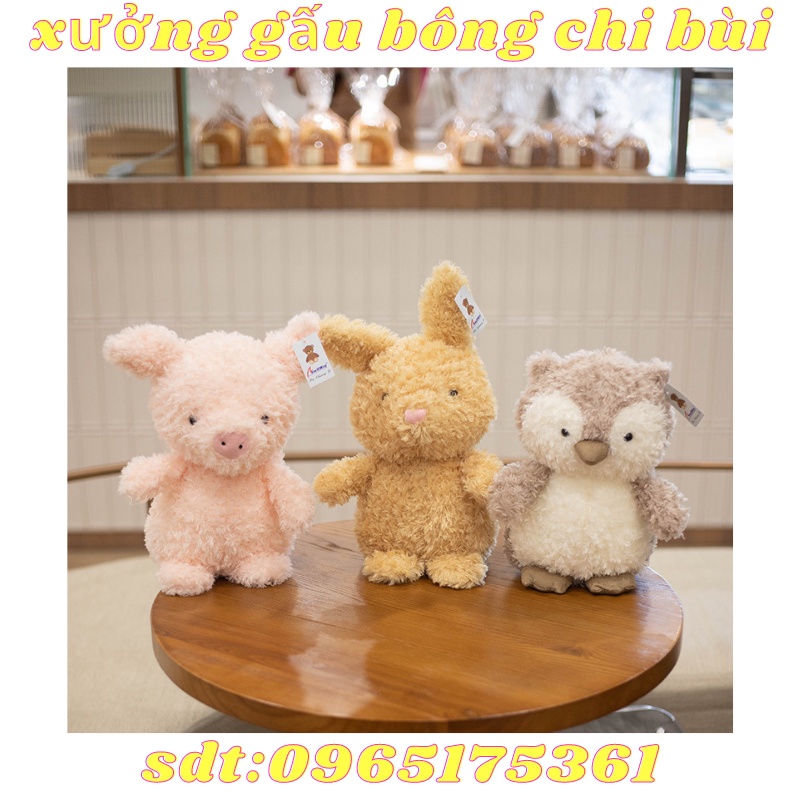 Thú bông lông xoăn