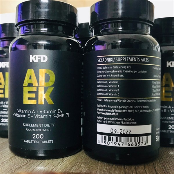 Freeship] KFD Vitamin ADEK - 60 Viên - Chính hãng - E3 Audio Miền Nam