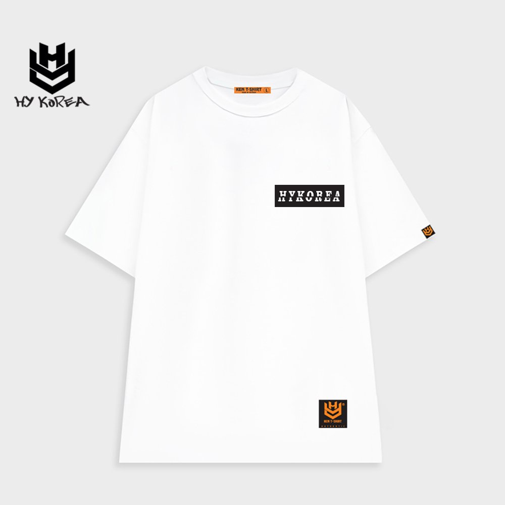 Áo phông form rộng tay lỡ HY KOREA nam nữ cotton 75% in hình The Anoiman 747