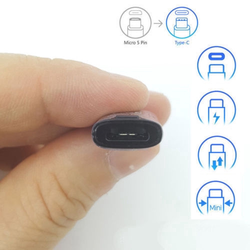 2PCS Đầu chuyển đổi Micro USB sang USB Type C 3.0 chính hãng s8 s8e note8 s9 s9e