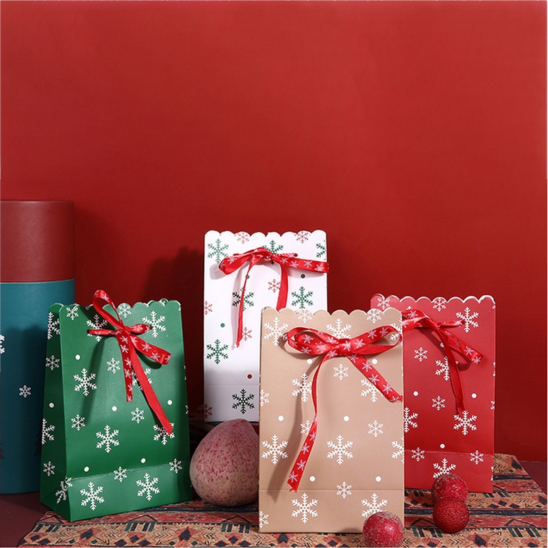 Túi Giấy Đựng Bánh Kẹo Hình Ông Già Noel / Giáng Sinh / Năm Mới