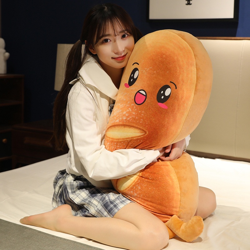 Gối Ôm Nhồi Bông Hình Bánh Mì Dễ Thương Dùng Làm Quà Tặng Sinh Nhật Cho Bé Gái