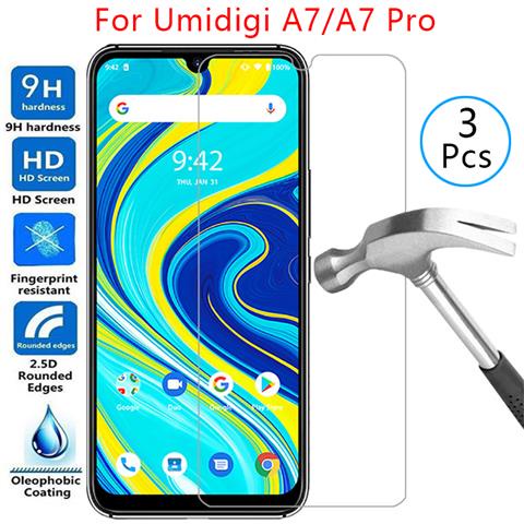 Ốp Điện Thoại Mặt Kính Cường Lực Bảo Vệ 360 Độ Cho Umidigi A7 Pro Umi Digi a 7 7a A7pro