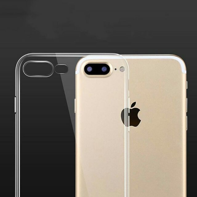 Ốp iphone 7 plus silicon trong suốt