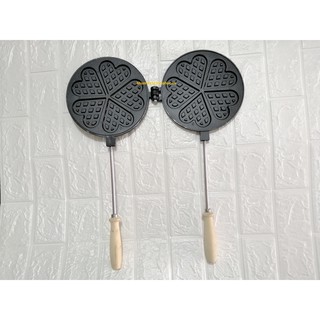 [SHOPUYTIN]Khuôn bánh kẹp tổ ong, trái tim chống dính