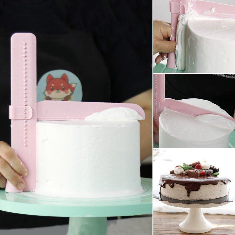 1 set dụng cụ thanh gạt làm láng mịn bề mặt bánh kem