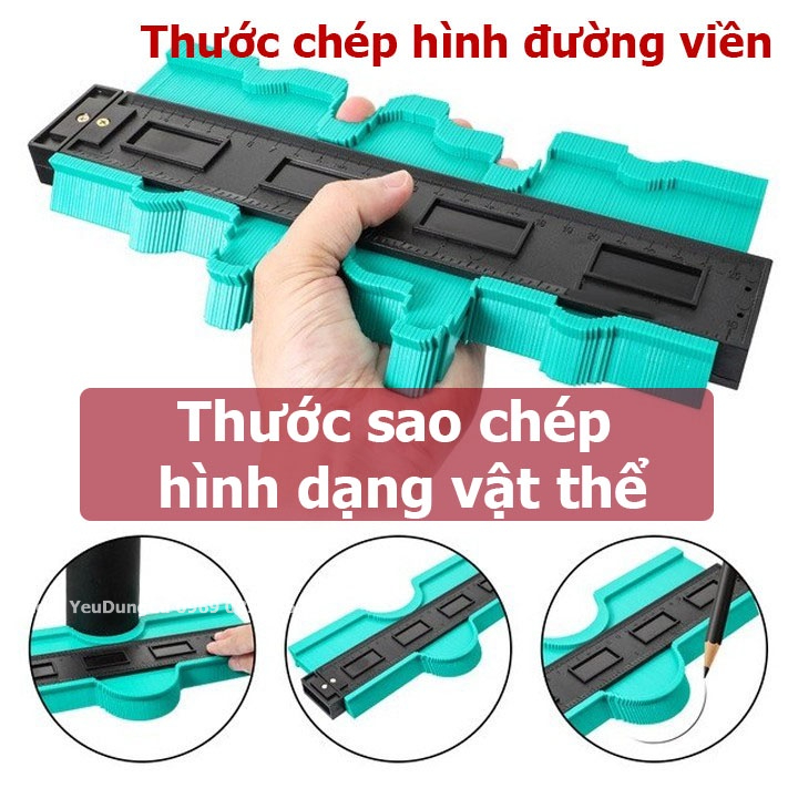 Thước sao chép hình dạng đa năng - dụng cụ sao chép đường viền mọi hình dạng bất kỳ