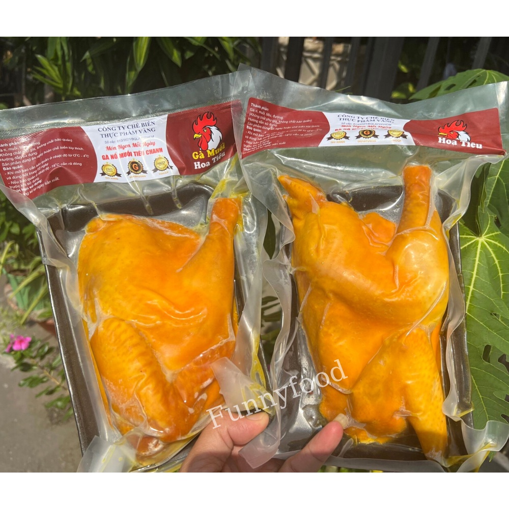 Gà Ủ Muối Hoa Tiêu – Trại Gà Củ Chi [Nửa Con, Nguyên Con] – [Ship Hỏa Tốc HCM] – Funnyfood