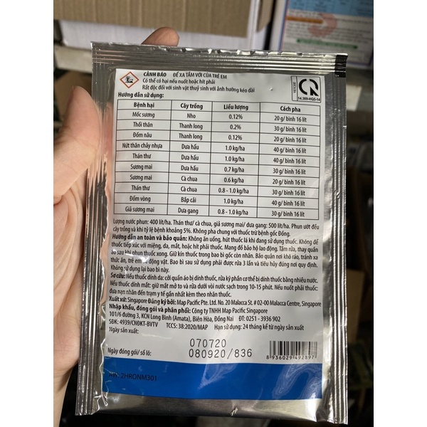 Thuốc Trừ Bệnh Cây Cao Cấp MAP HERO 340WP