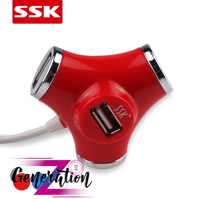 HUB USB 4 CỔNG SSK SHU-012 - Bộ chia cổng usb SSK SHU-012