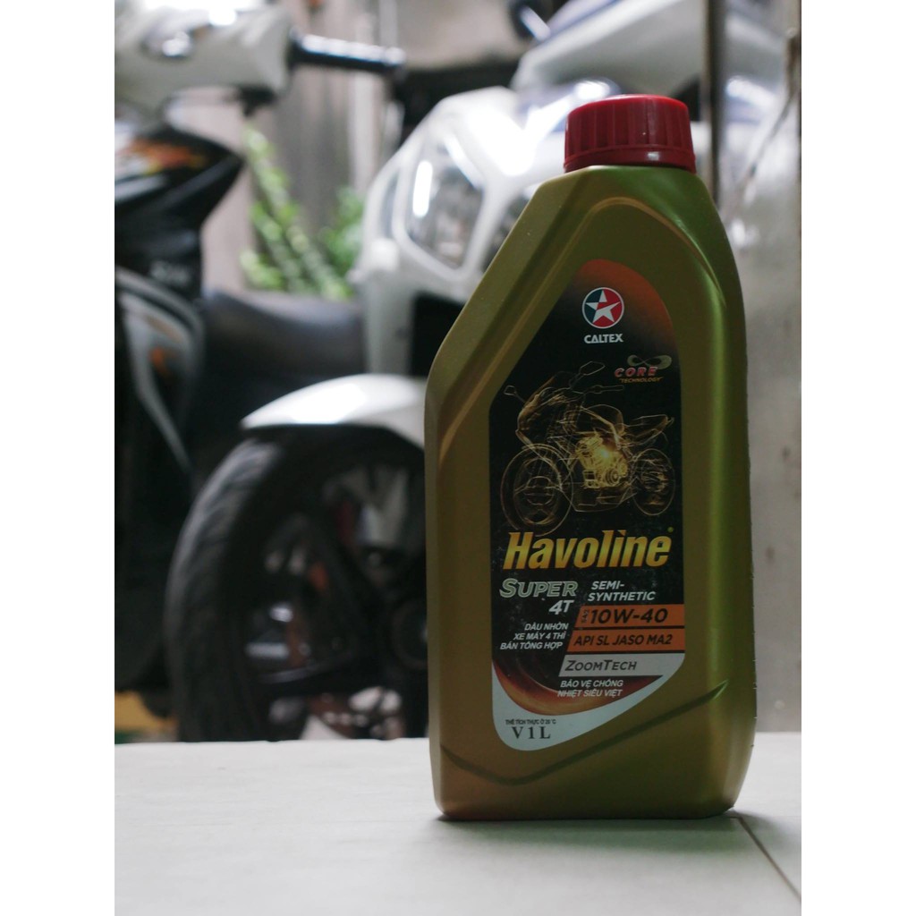 NHỚT CALTEX HAVOLINE SEMI XE SỐ 1L có bán lẻ 100ml