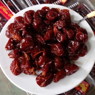 Mứt táo nhà làm