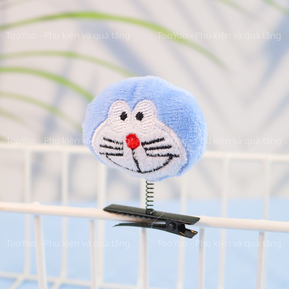 Kẹp tóc lò xo DORAEMON, PIKACHU dễ thương cute ToooYoo BK00076