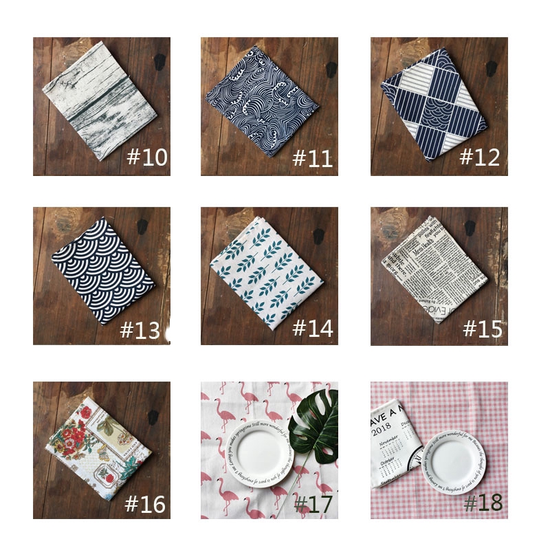 Khăn trải bàn bằng cotton cỡ 46 * 68cm trang trí