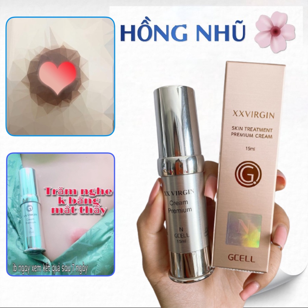 Kem Làm Hồng Nhũ Hoa và Bikini Xxvirgin Gcell 15ml Hàn Quốc