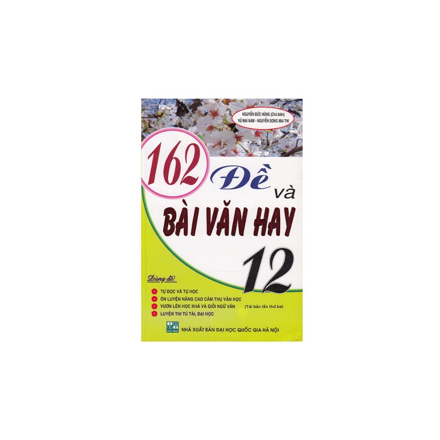 Sách - 162 Đề Và Bài Làm Văn Hay 12