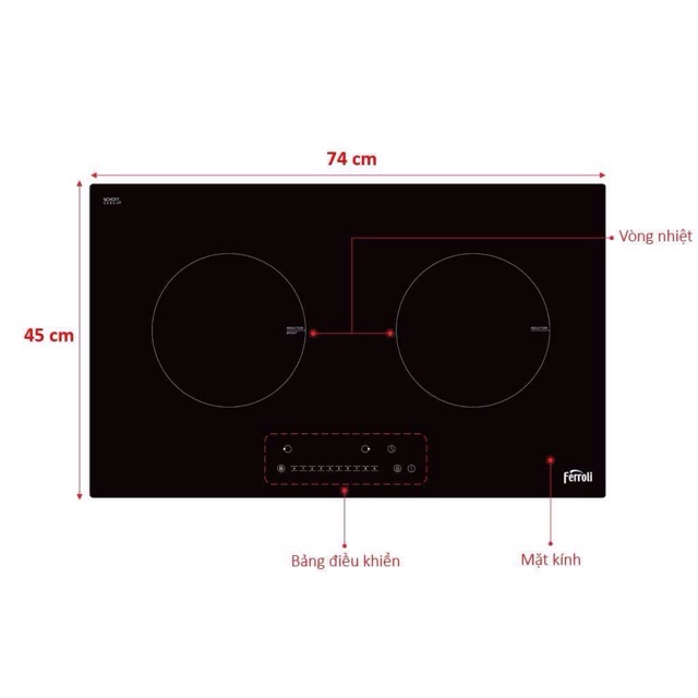 BẾP ĐIỆN TỪ FERROLI ID4000BN