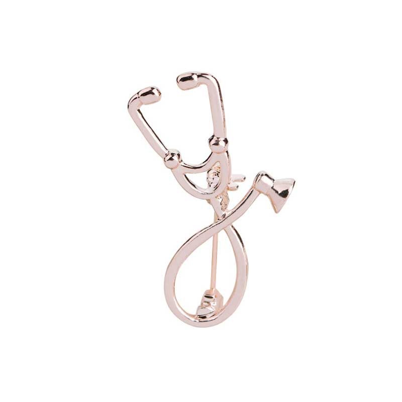 Ghim Cài Áo Hình Ống Nghe Bác Sĩ 6 Kiểu Dáng Thời Trang Chất Lượng Cao