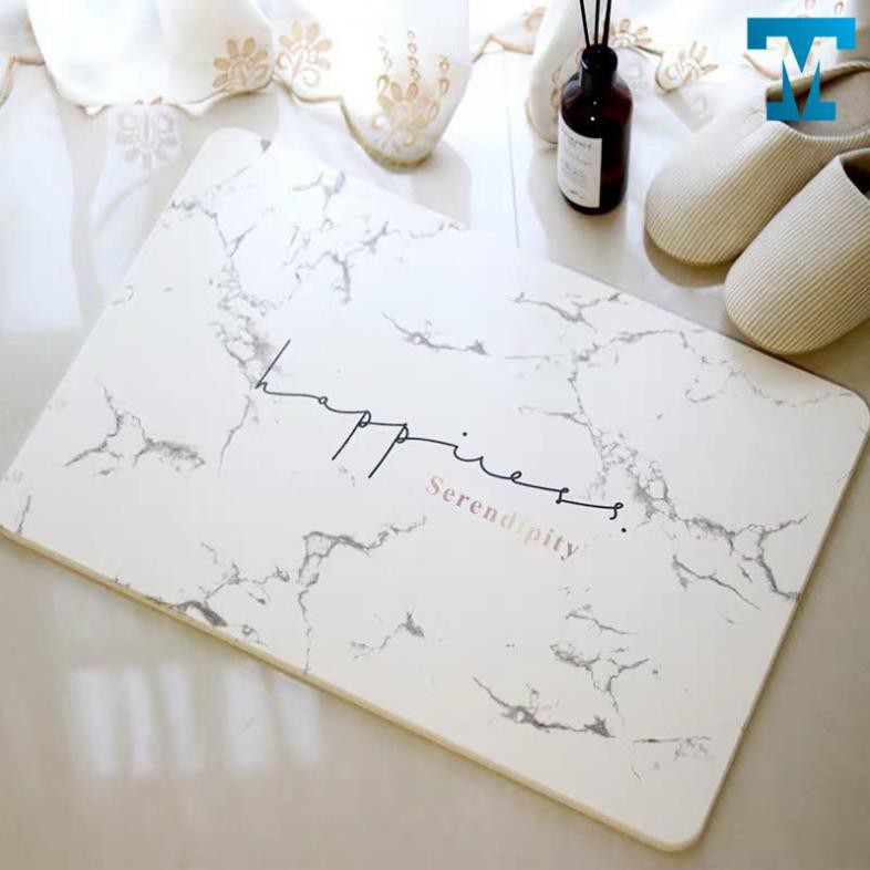 Thảm Đá Siêu Thấm Nước Công Nghệ Nhật Bản - Thảm Lau Chân, Thảm Phòng Tắm - Đặt Chân Lên Là Khô Ngay