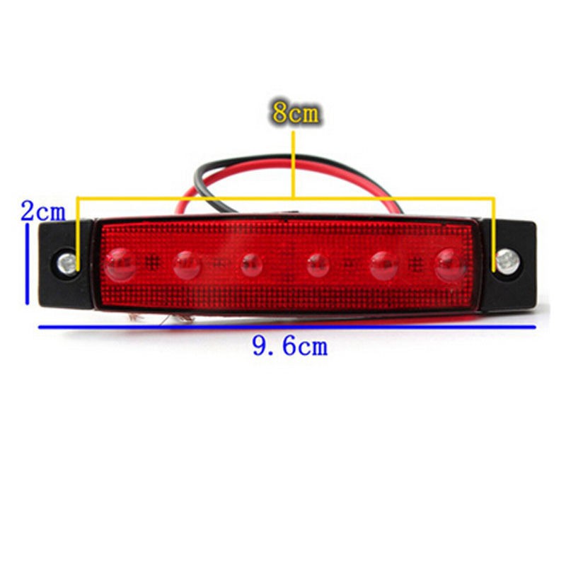 12V LED Rear Tail Light Brake Stop Lamp Indicator Trailers Truck Van Caravans