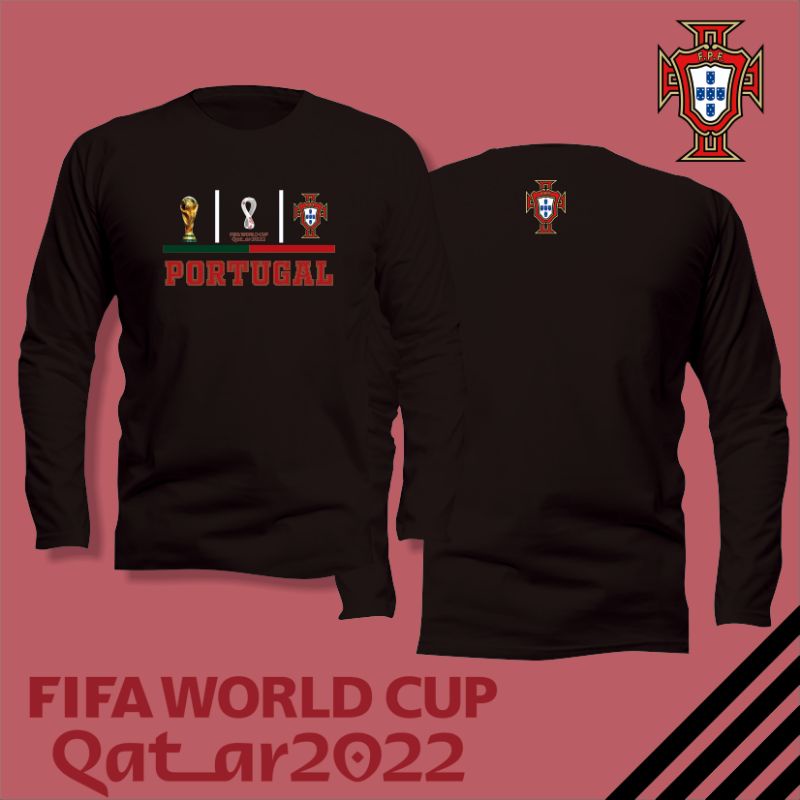 Áo Thun Fifa Qatar World Cup 2022 | Bồ Đào Nha Dài Tay