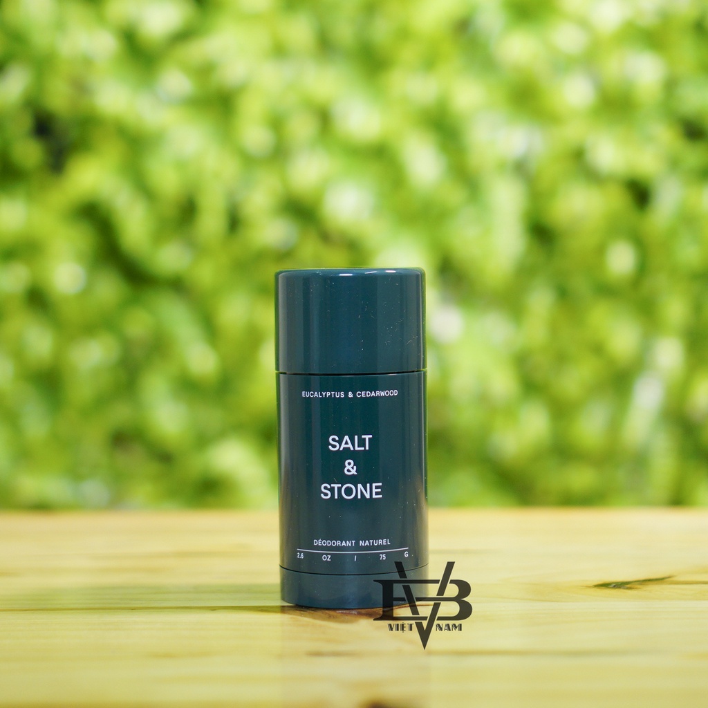 Lăn Khử Mùi Salt & Stone Natural Dedorant 75gr | FULL 5 dòng lăn khử mùi nam Salt and Stone
