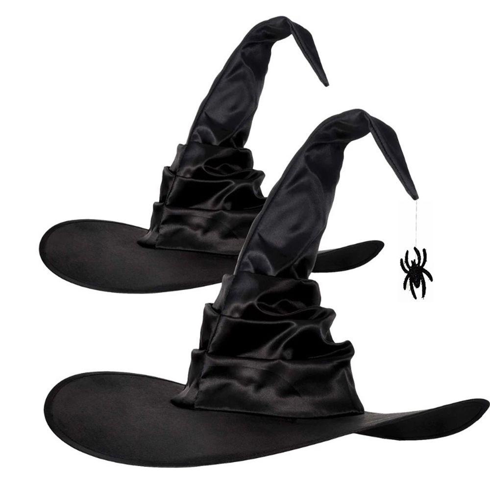 Mũ Phù Thủy Màu Đen Hóa Trang Halloween Cho Bé