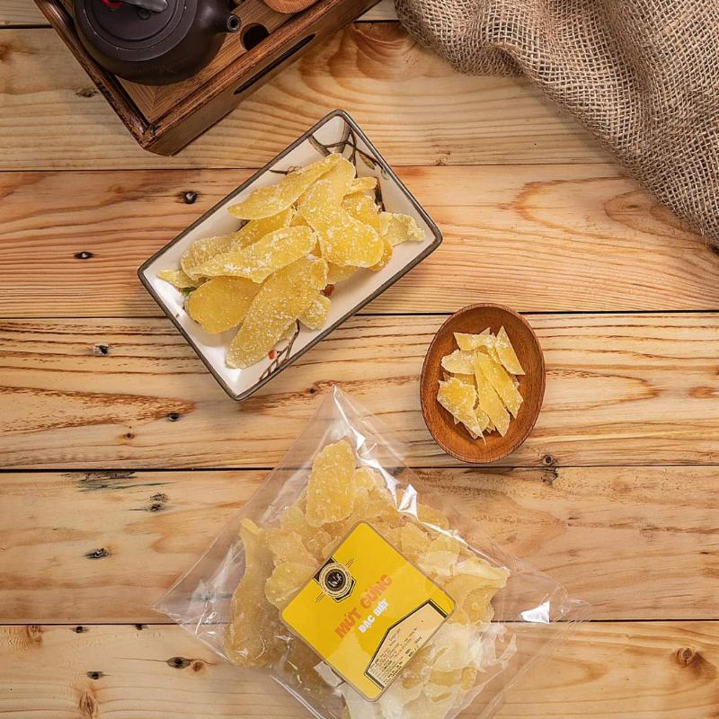 Ô mai Vạn Lợi - Mứt gừng - Gói 200gr