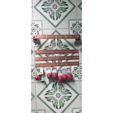 Thanh Busbar đồng 30x4x300, Thanh đồng tiếp địa 40x4x300.