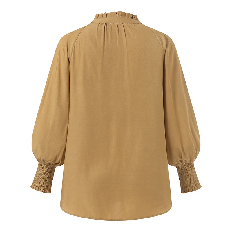 Áo kiểu ZANZEA cổ đứng phong cách công sở thanh lịch thời trang dành cho nữ