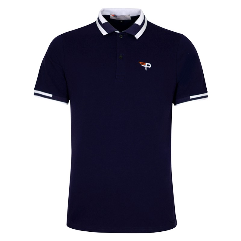 Áo thun nam cổ bẻ Pigofashion phối bo cao cấp AHT26 chọn màu | BigBuy360 - bigbuy360.vn