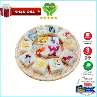 Trà hoa cúc mekenthc12 hoa cúc đường phèn thảo mộc gồm hoa nhài, atiso, đậu biếc, mật ong, lavender, cúc dạng viên