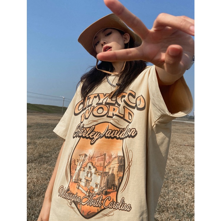 Áo thun cotton form rộng CITY LOCO unisex nam nữ