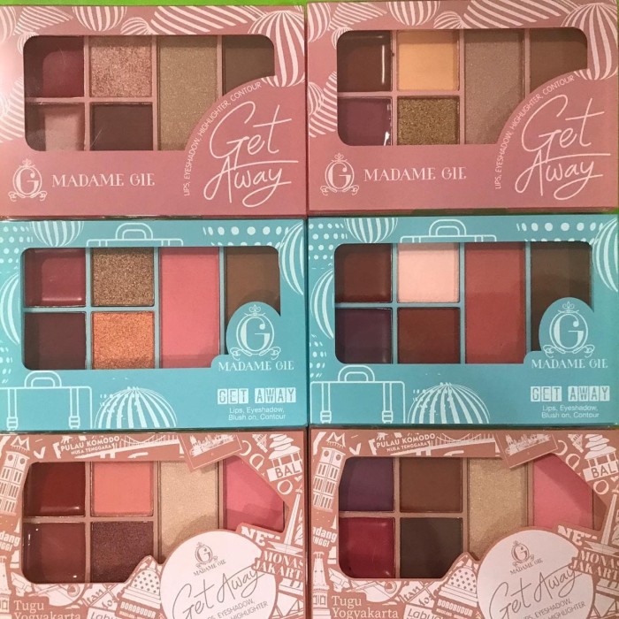 (hàng Mới Về) Bảng Phấn Trang Điểm Mặt Madame Gie Getaway | BigBuy360 - bigbuy360.vn