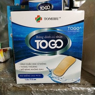 1 lốc 5 miếng Băng cá nhân Togo