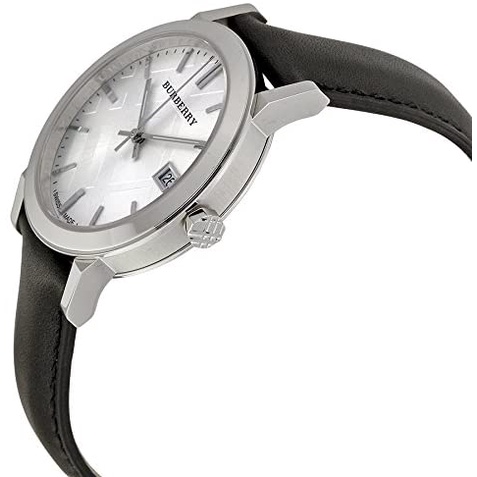 [Hàng Xịn Giá Xả] Đồng hồ nam BURBERRY The City Check Stamped Round Dial Men's Watch 38mm BU9008