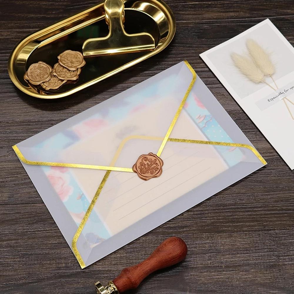 Phong Bì Thư Giấy Trong Suốt Kích Thước 17.5 * 12.5CM