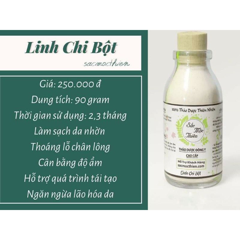 Sắc Mộc Thiên -Linh Chi Bột (sỉ 3 chai)