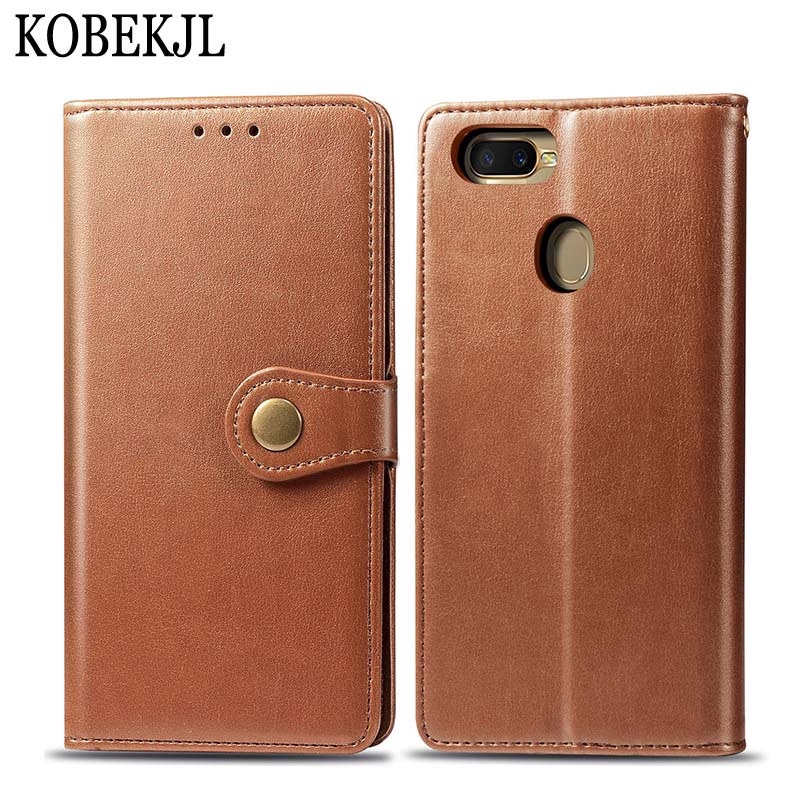 Ốp lưng OPPO A5S Flip PU Leather Buckle Wallet Ốp điện thoại OPPO A5S A5 S OPPOA5S
