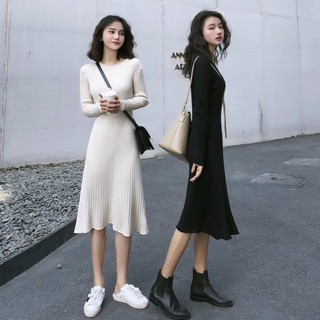 [Order] Váy len dệt kim dáng xòe (có ảnh thật)